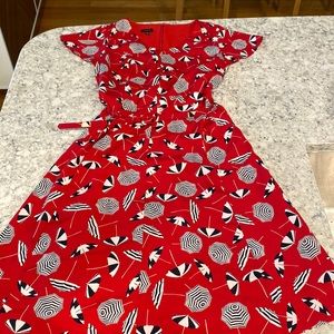 Like new Talbots umbrella print dress